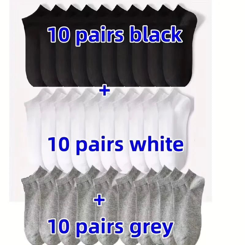 Everyday Comfort Unisex Ankle Socks – 5/10 Pair Pack