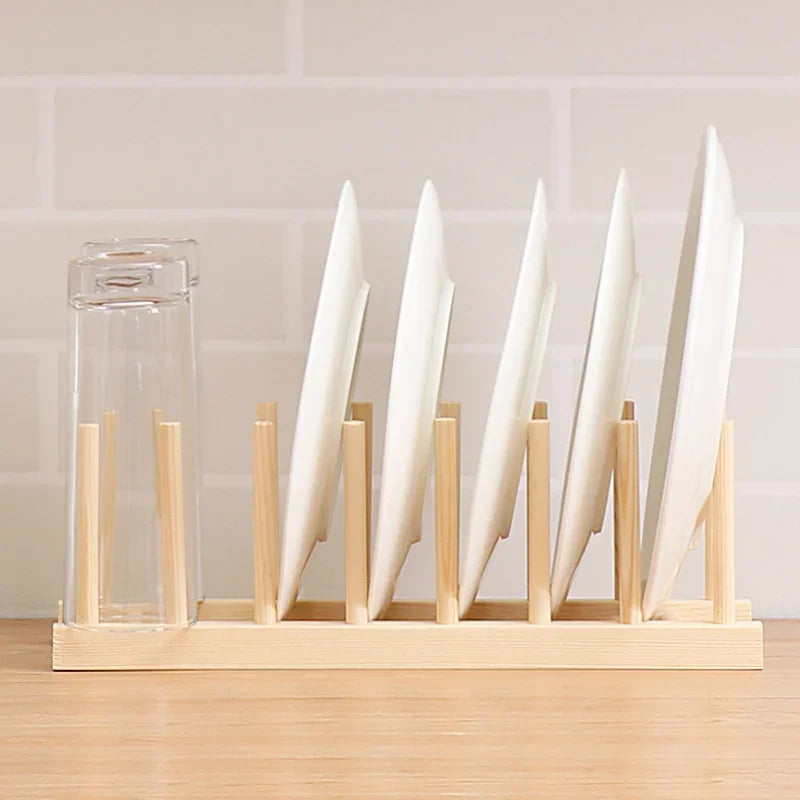 Bamboo Multi-Purpose Kitchen Organizer Rack