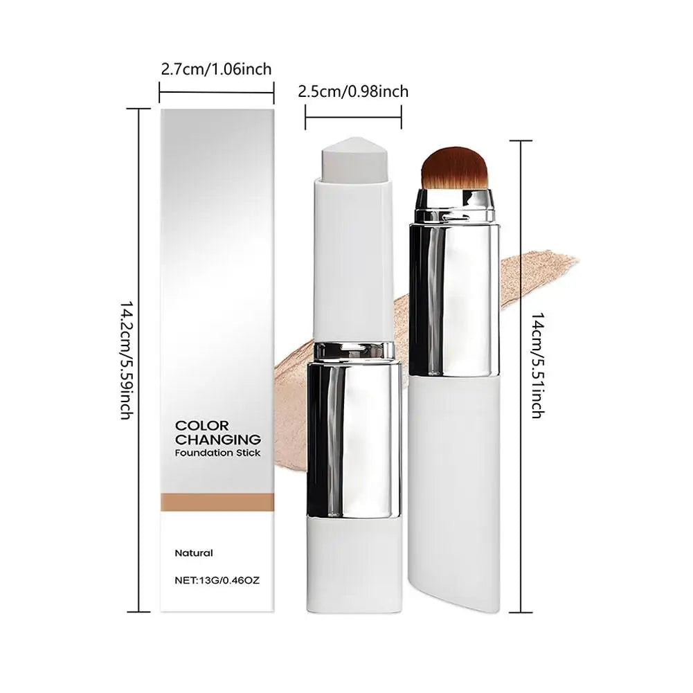 Color-Changing Foundation Stick – Lightweight & Moisturizing