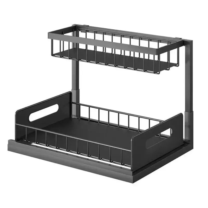 2-Tier Sliding Under Sink Organizer