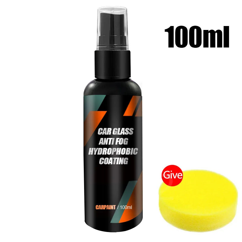 Hydrophobic Rain-Repellent Glass Coating Spray