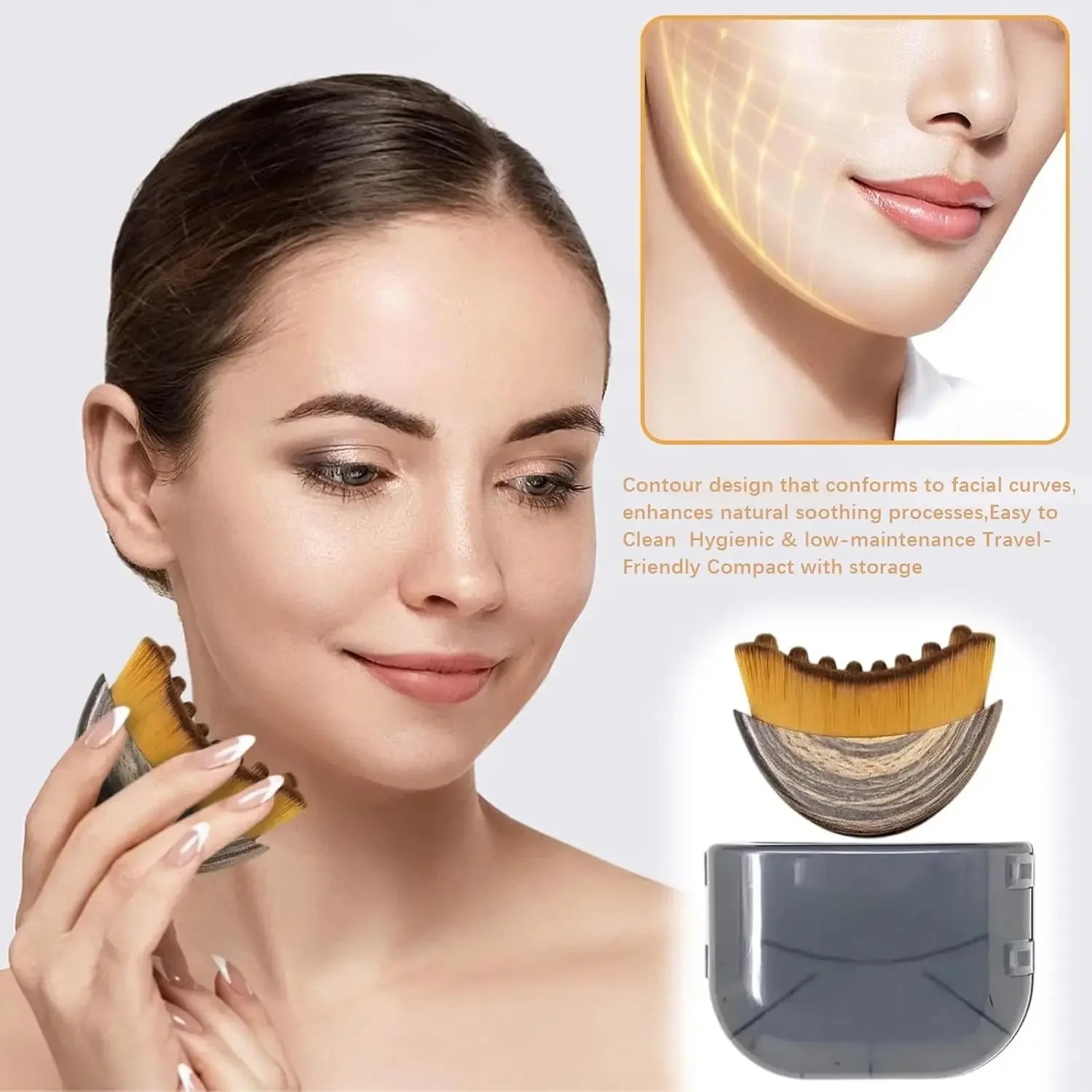 Face & Jawline Sculpting Massage Brush