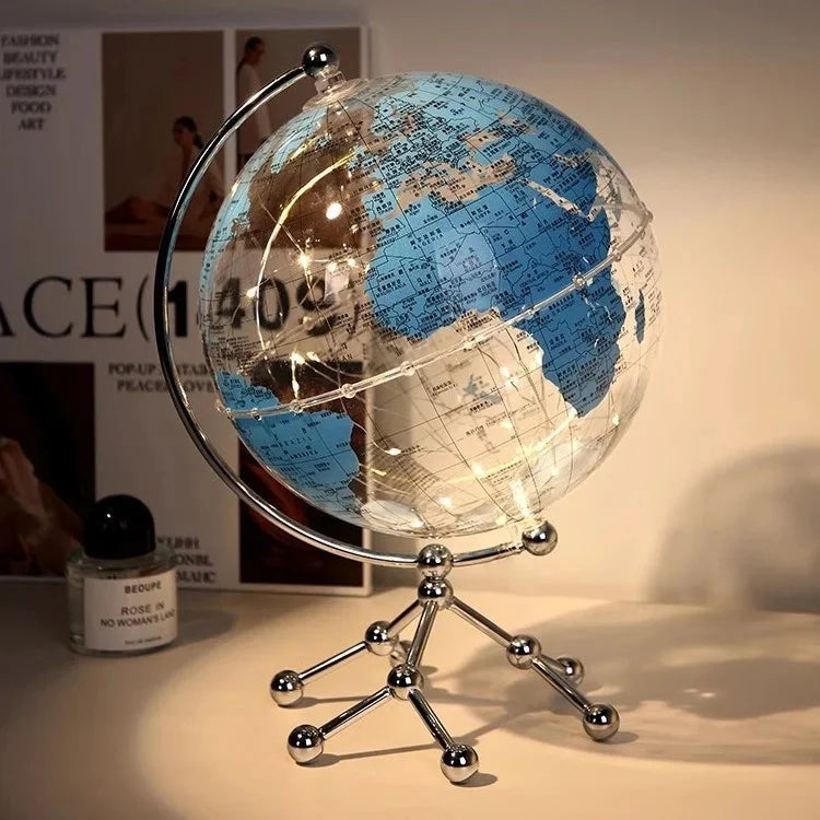 Luxury Globe & Sailboat Decorative Sculpture