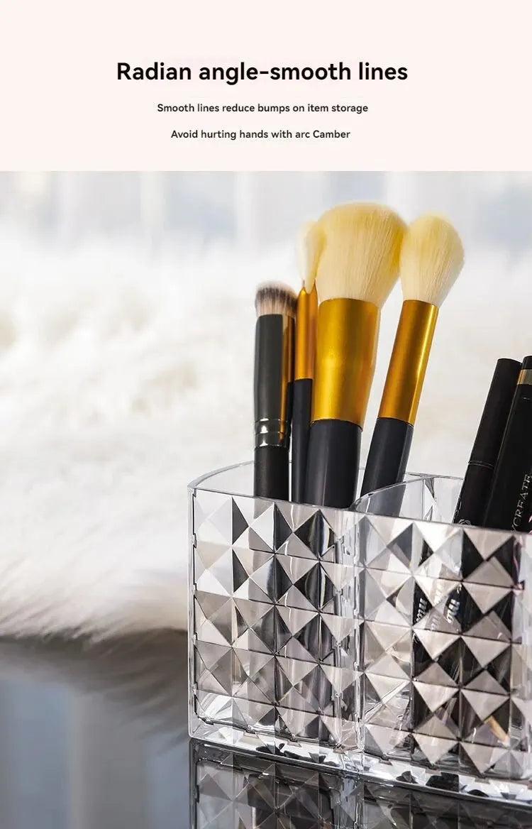 Crystal Diamond Makeup & Cosmetic Organizer