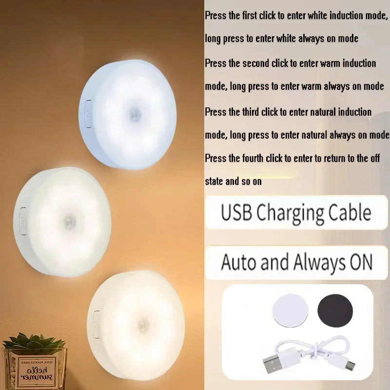 Rechargeable Motion Sensor LED Night Ligh