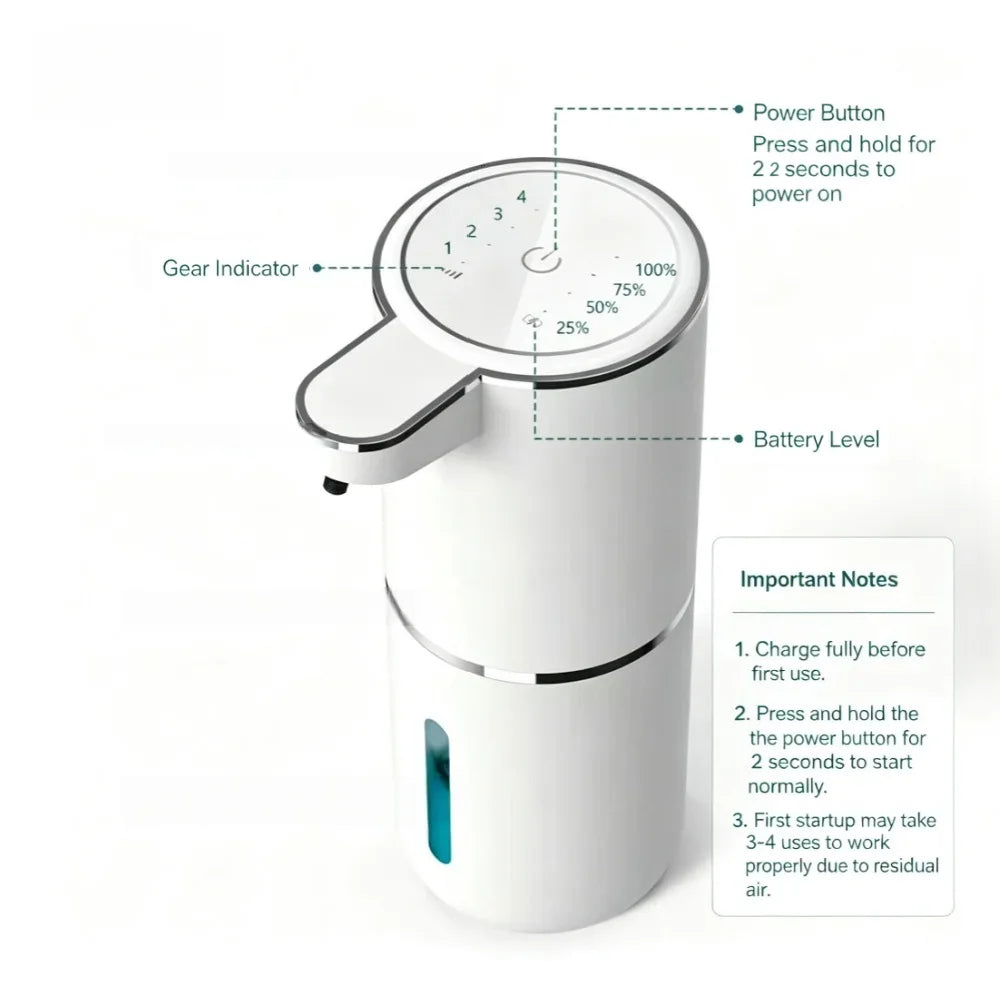 Touchless Automatic Foaming Soap Dispenser