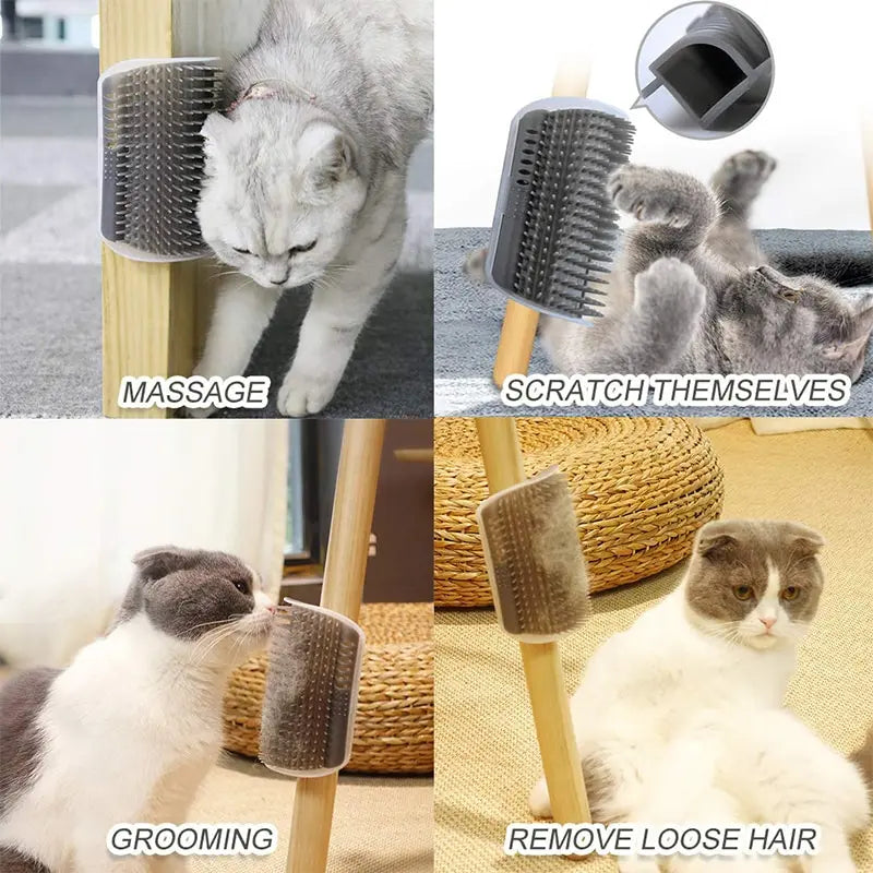 Olnavia Cat Corner Grooming & Self-Massage Brush