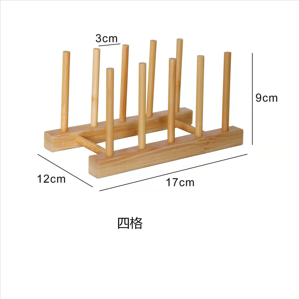 Bamboo Multi-Purpose Kitchen Organizer Rack
