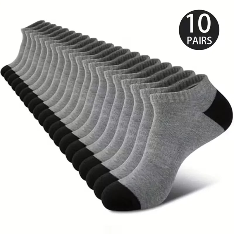 Everyday Comfort Unisex Ankle Socks – 5/10 Pair Pack