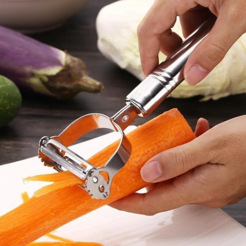 Stainless Steel Julienne Vegetable Peeler & Slicer