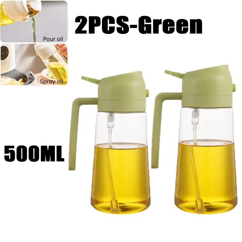 2-in-1 Oil Spray & Pour Bottle