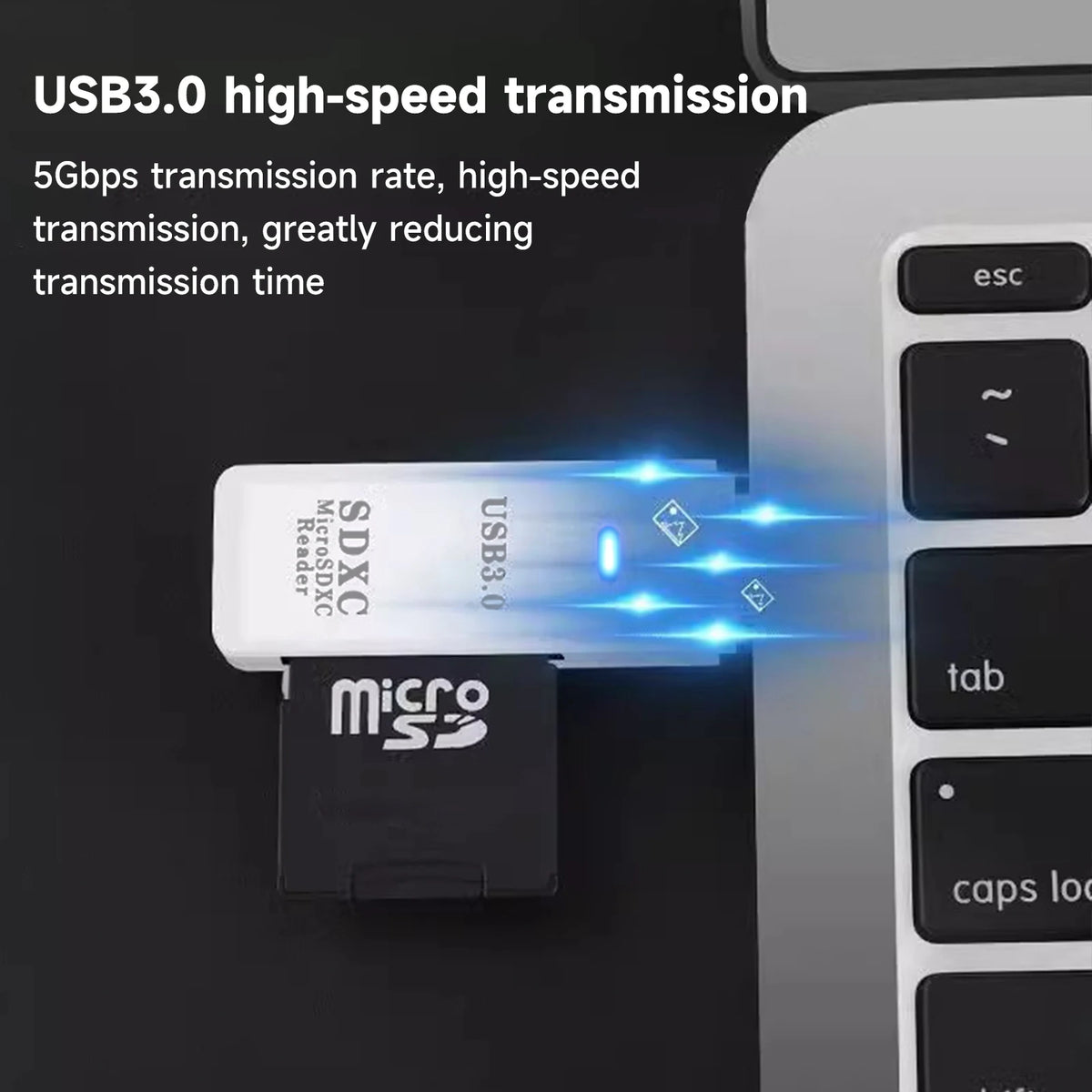 2-in-1 USB 3.0 SD & MicroSD Card Reader