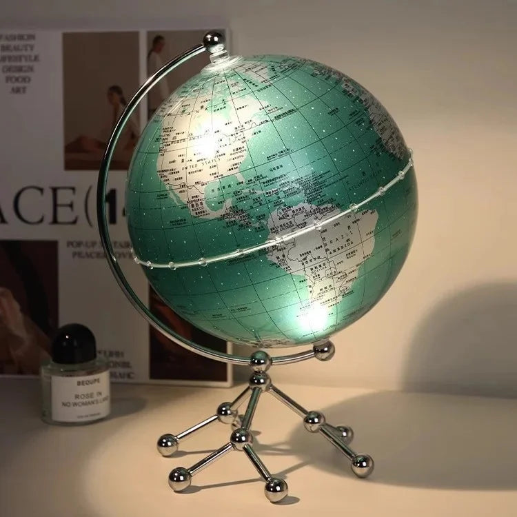 Luxury Globe & Sailboat Decorative Sculpture