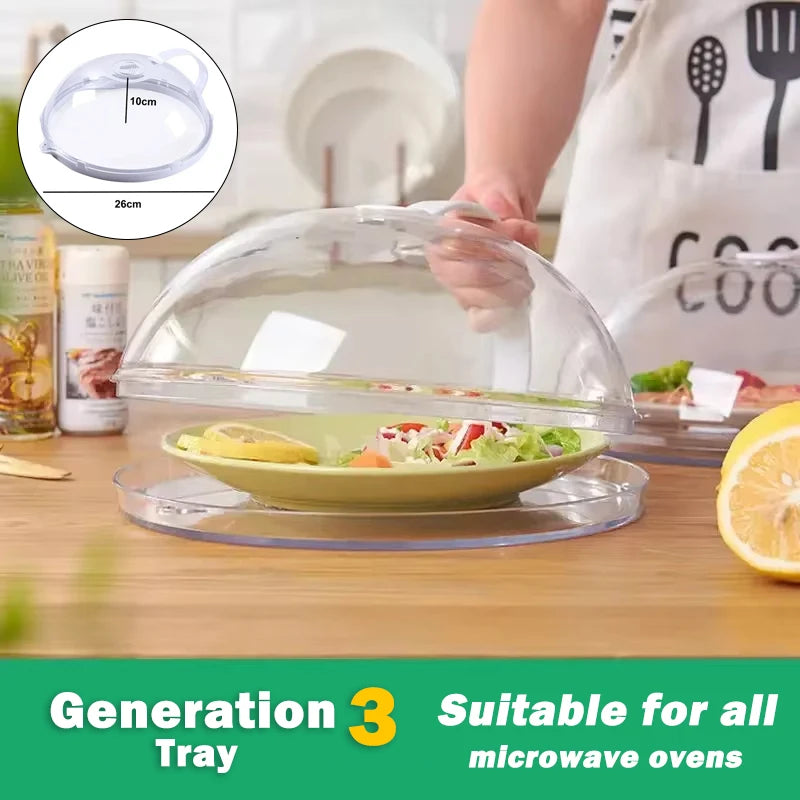 Microwave Food Splash Guard with Steam Vent