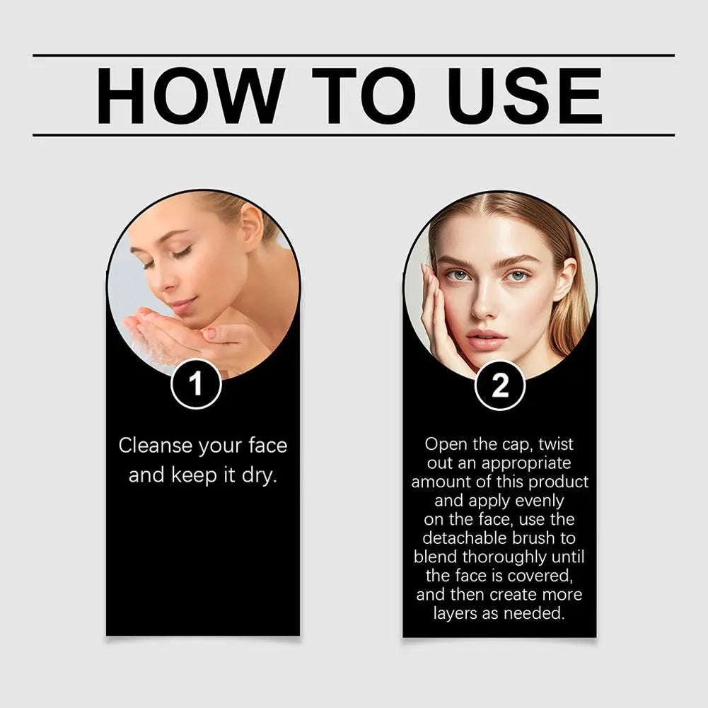 Color-Changing Foundation Stick – Lightweight & Moisturizing