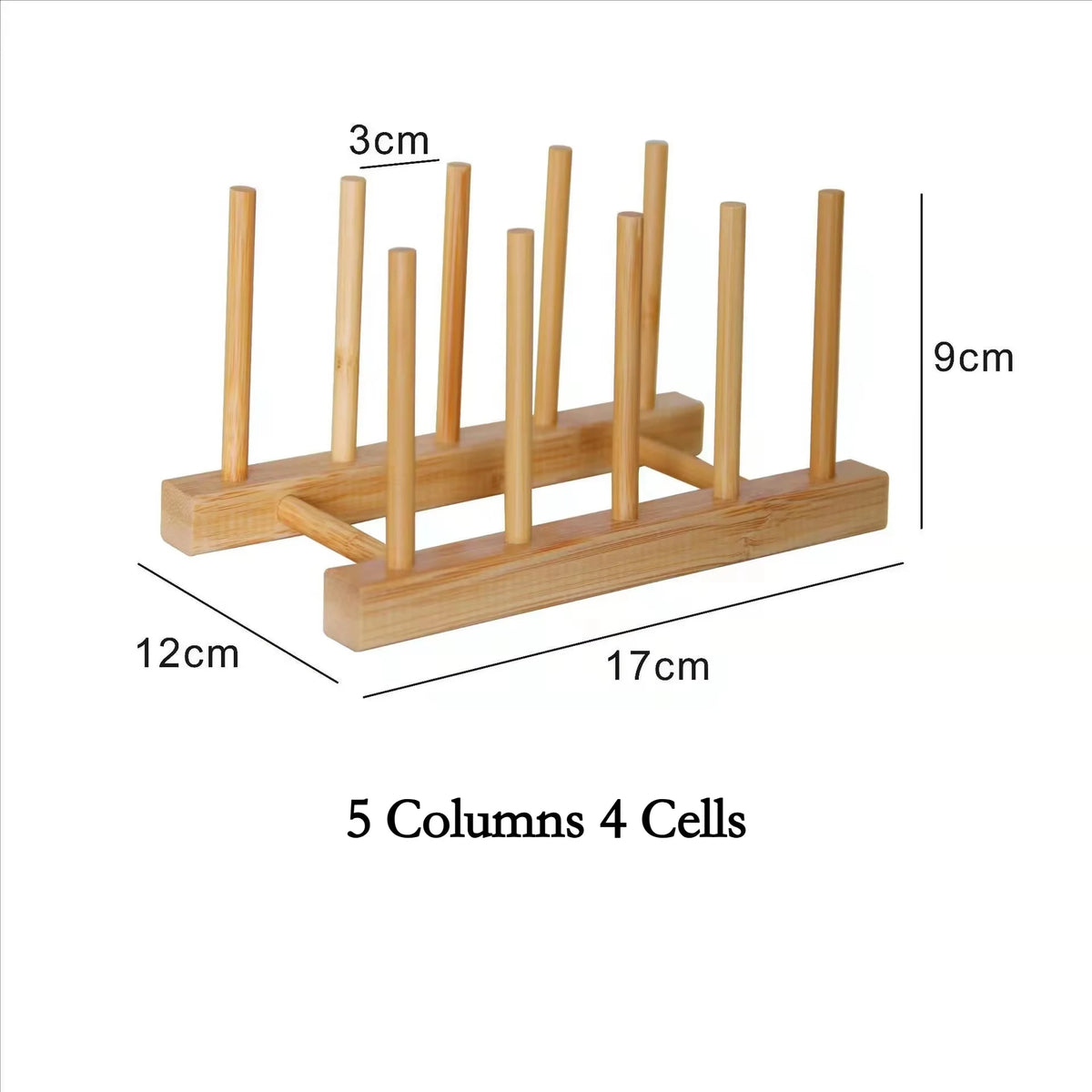 Bamboo Multi-Purpose Kitchen Organizer Rack