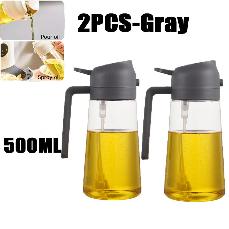 2-in-1 Oil Spray & Pour Bottle