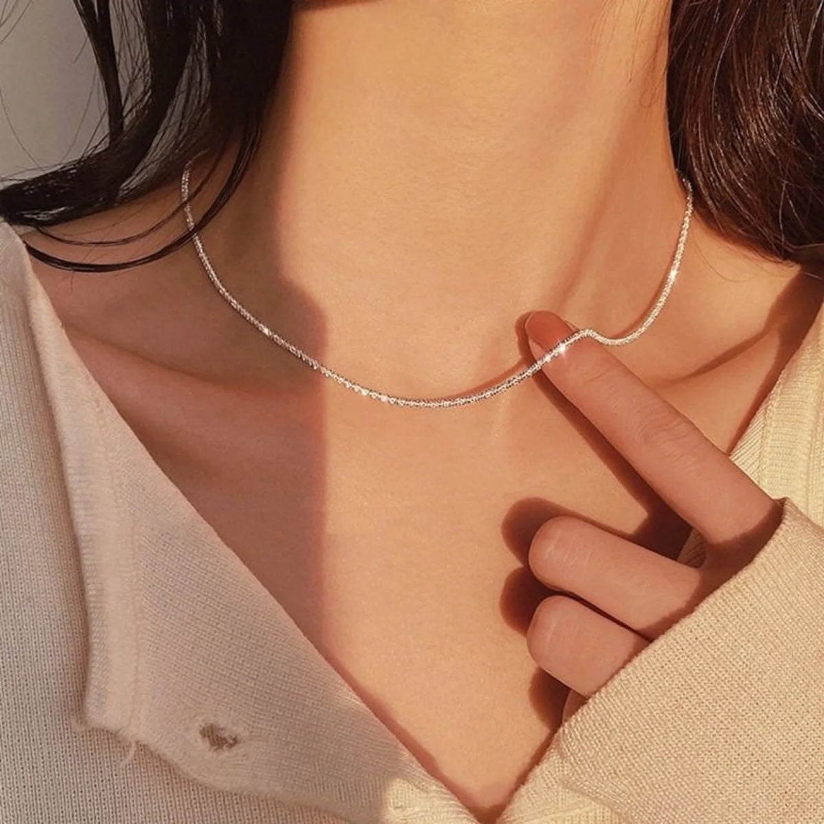 Celestial Silver Necklace & Bracelet Set
