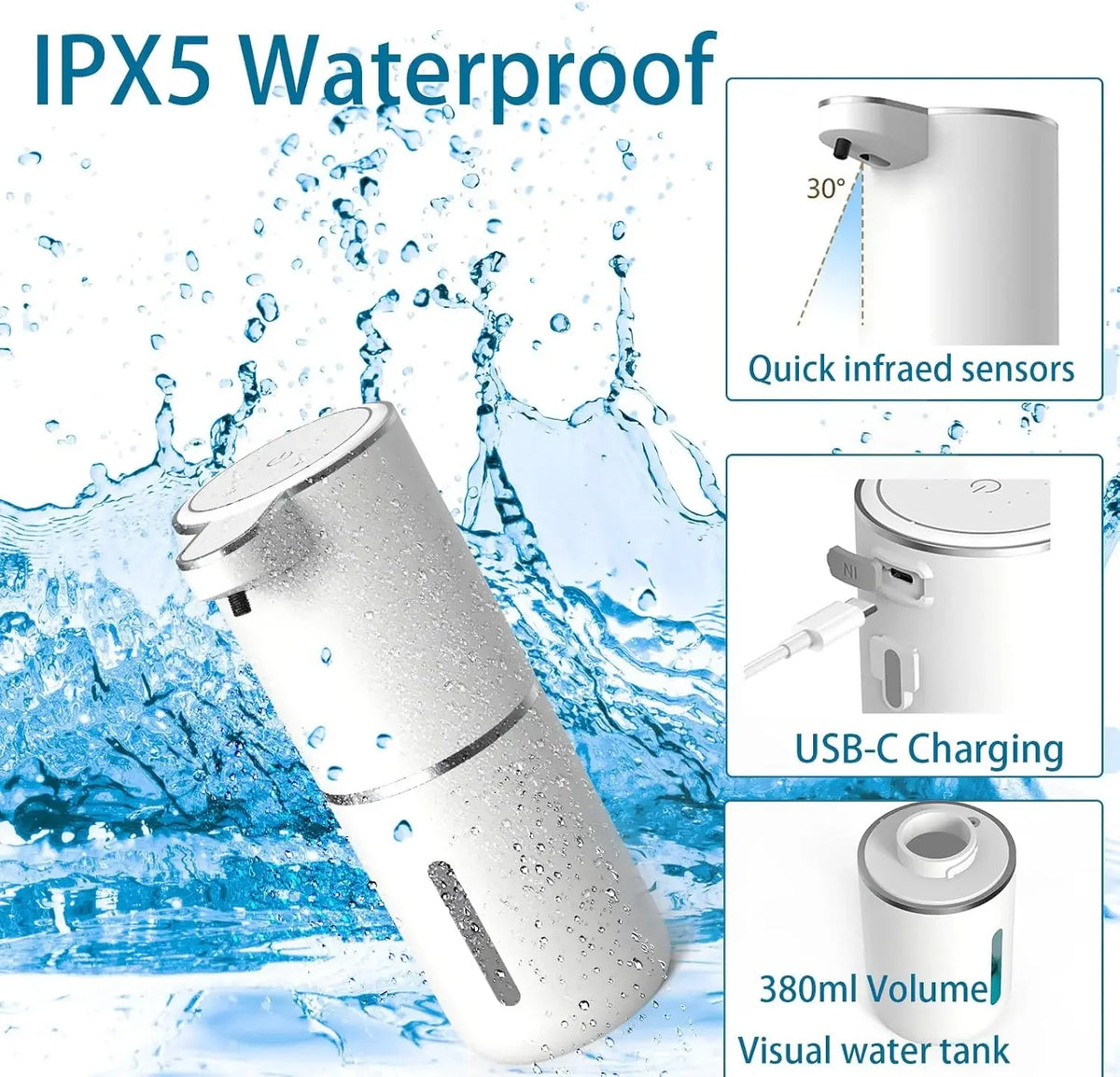 Touchless Automatic Foaming Soap Dispenser