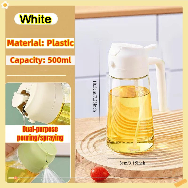 2-in-1 Oil Spray & Pour Bottle