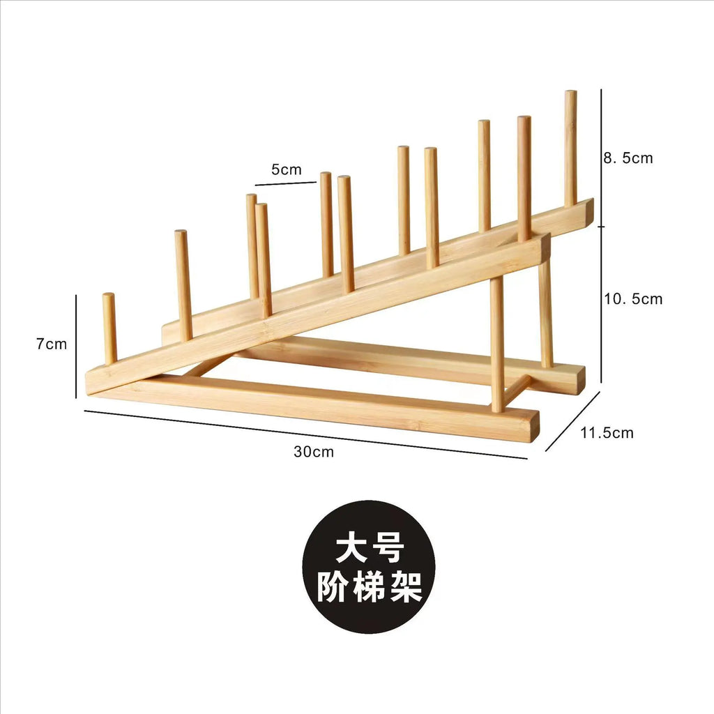 Bamboo Multi-Purpose Kitchen Organizer Rack