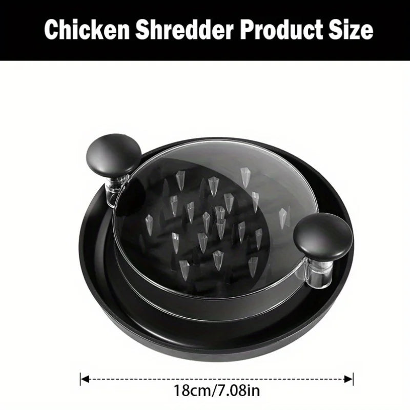 Rotating Chicken Shredder with Clear Lid