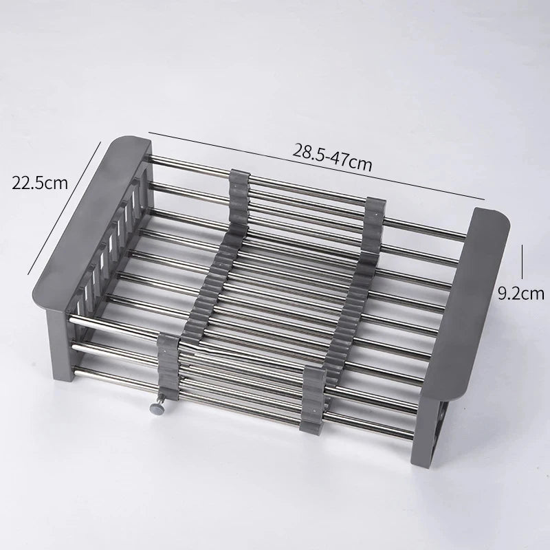 Roll-Up Triangle Sink Drying Rack