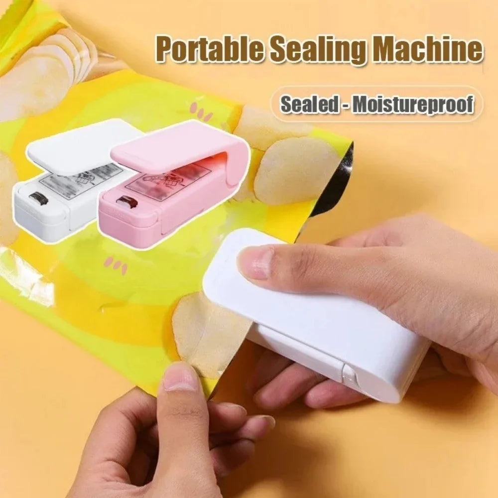 Portable Mini Heat Bag Sealer for Food & Snacks