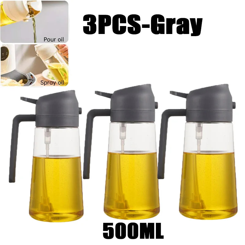 2-in-1 Oil Spray & Pour Bottle