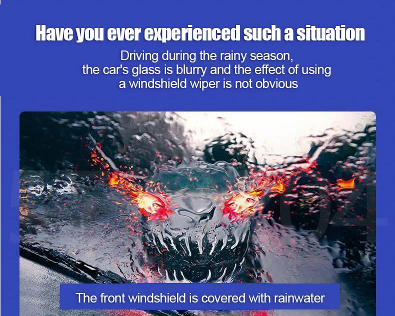 Hydrophobic Rain-Repellent Glass Coating Spray