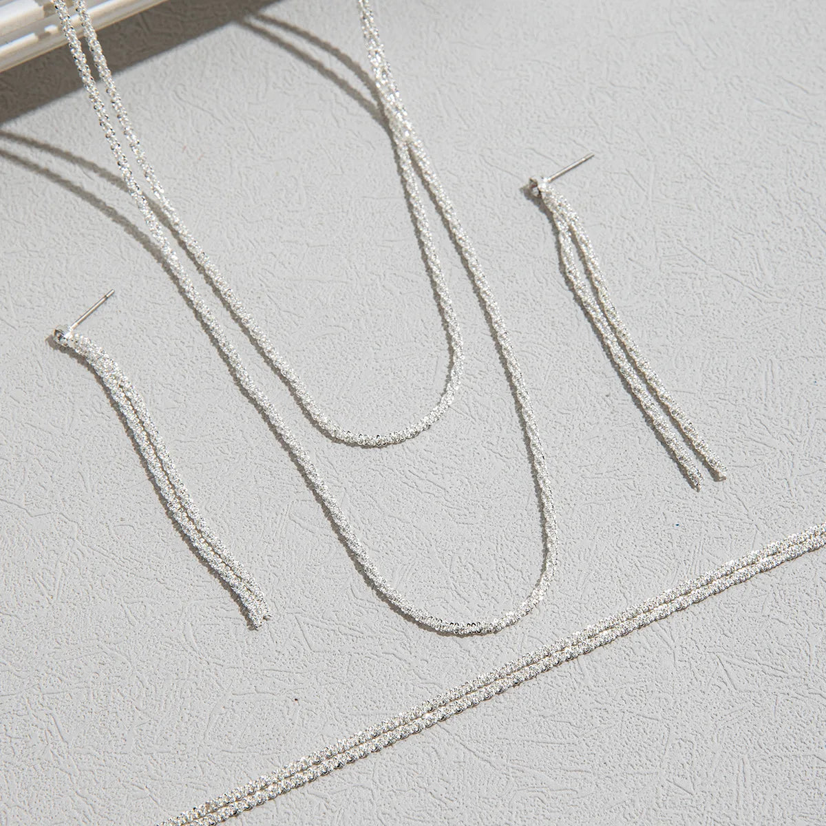 Celestial Silver Necklace & Bracelet Set
