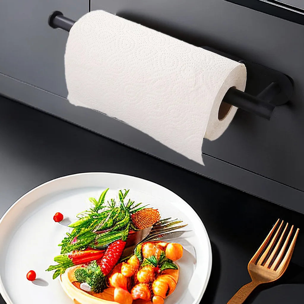 Adhesive Under-Cabinet Paper Towel Holder