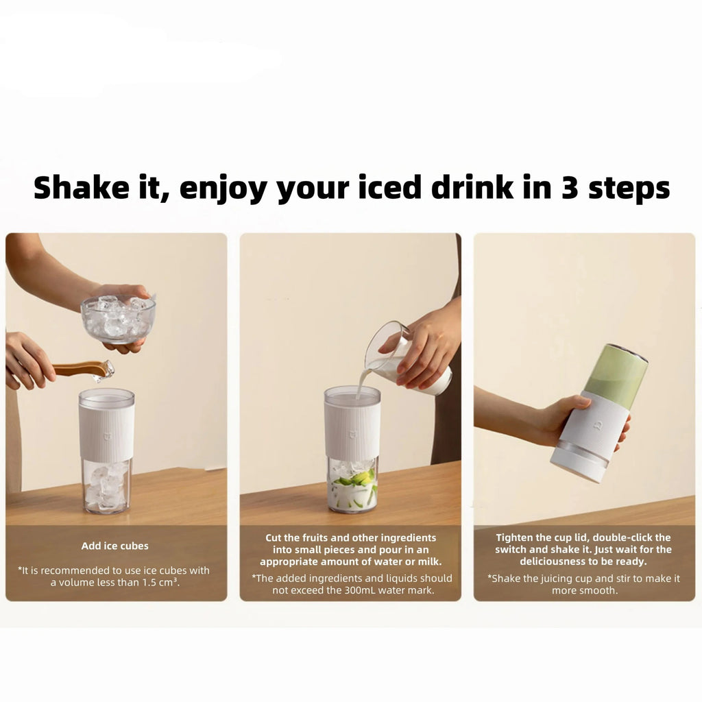 Portable USB Rechargeable Blender & Smoothie Maker