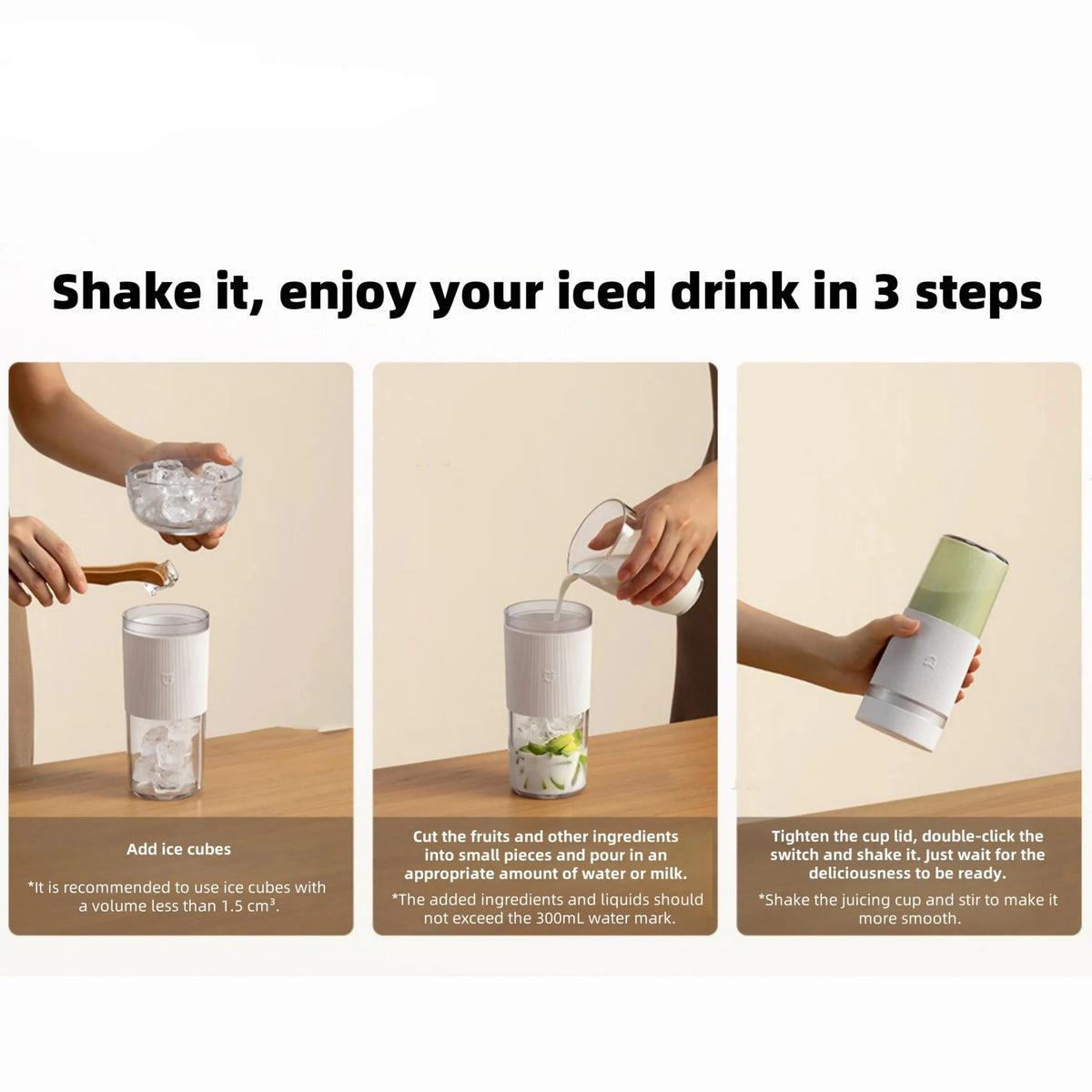 Portable USB Rechargeable Blender & Smoothie Maker