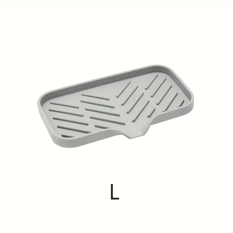 Silicone Sink Organizer & Quick-Dry Faucet Mat