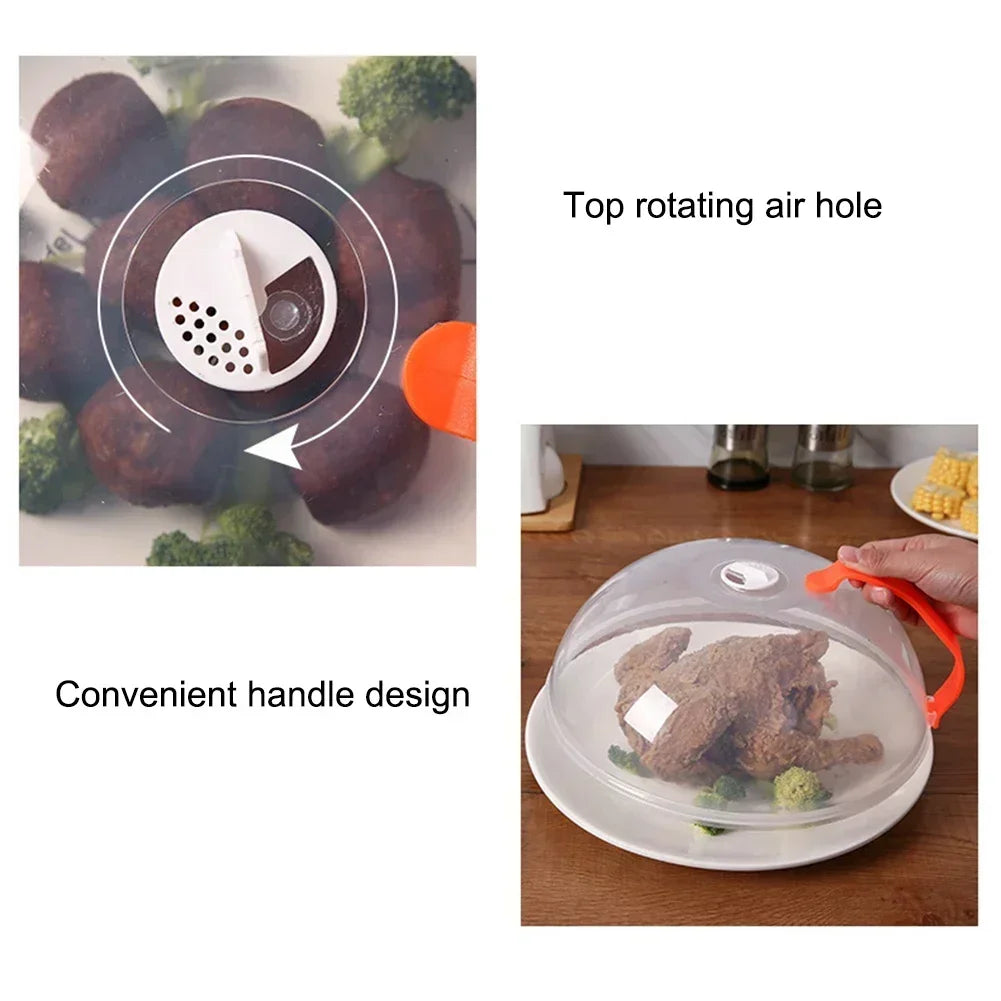 Microwave Food Splash Guard with Steam Vent