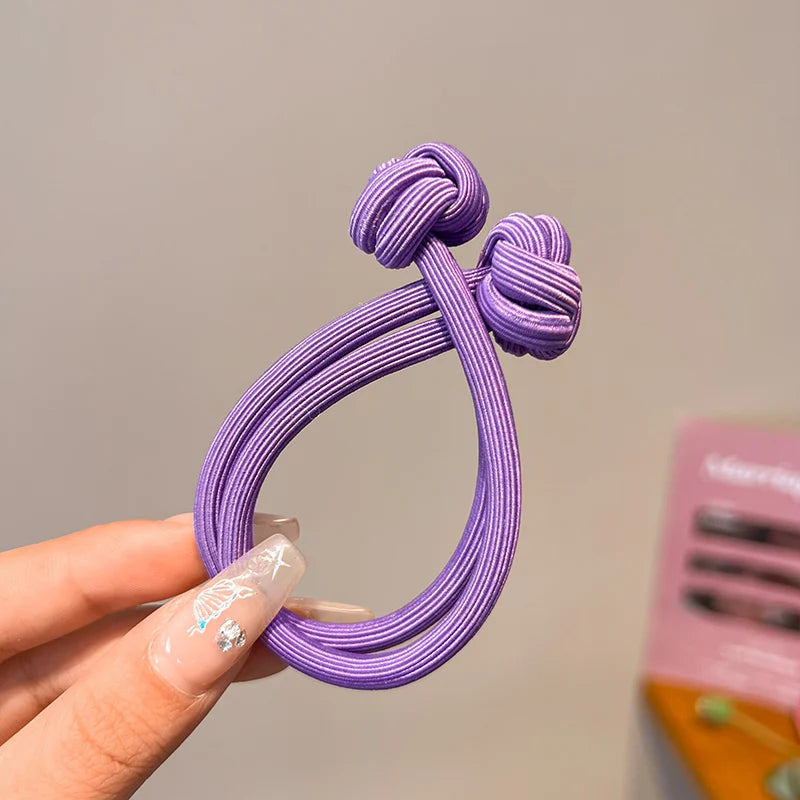 High-Elasticity Everyday Hair Tie Set