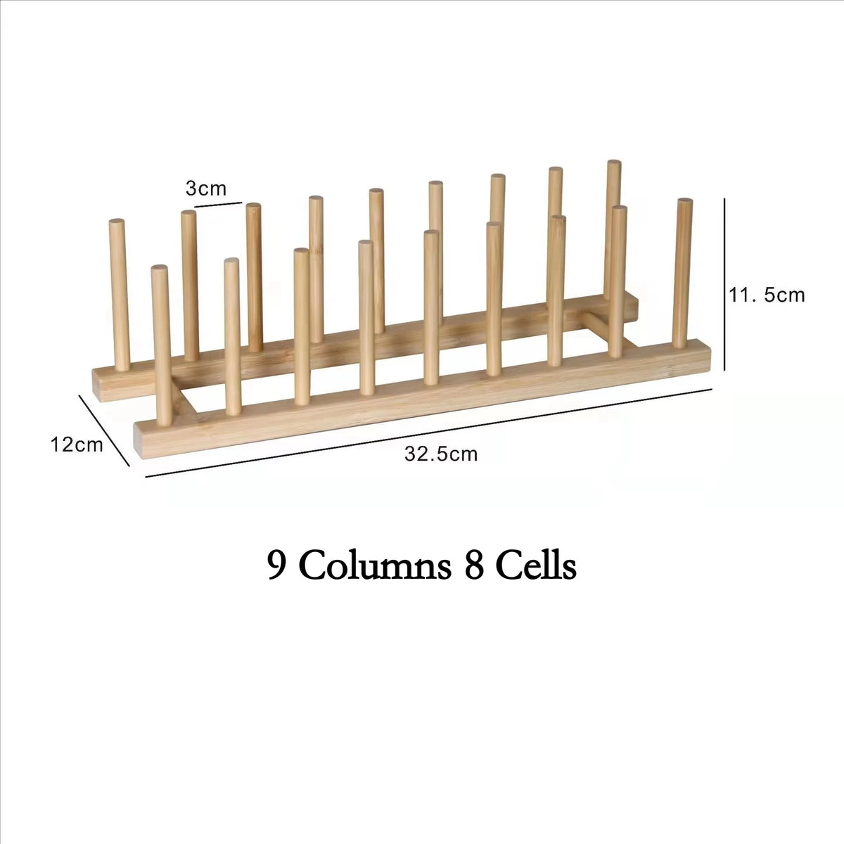 Bamboo Multi-Purpose Kitchen Organizer Rack