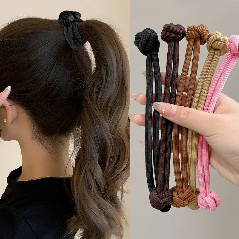 High-Elasticity Everyday Hair Tie Set