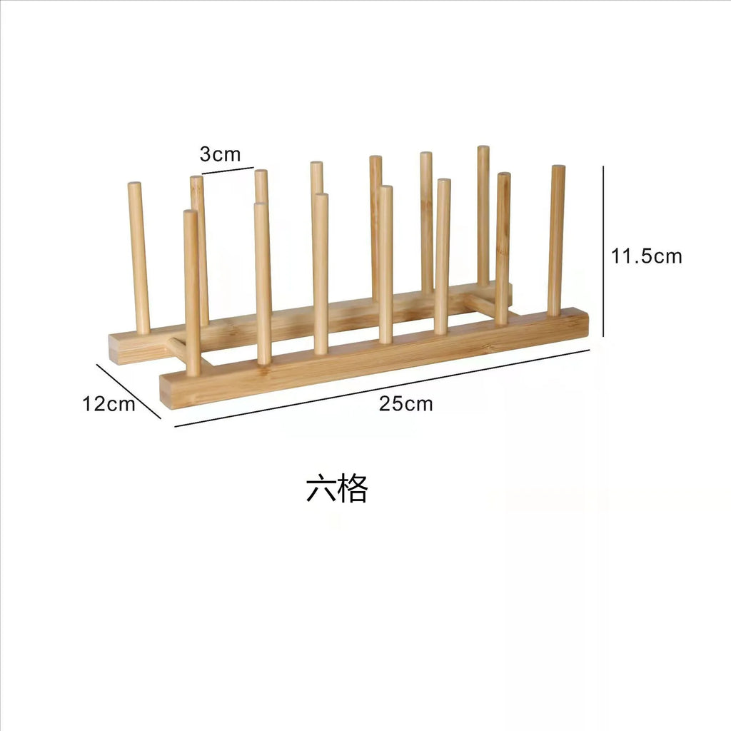 Bamboo Multi-Purpose Kitchen Organizer Rack