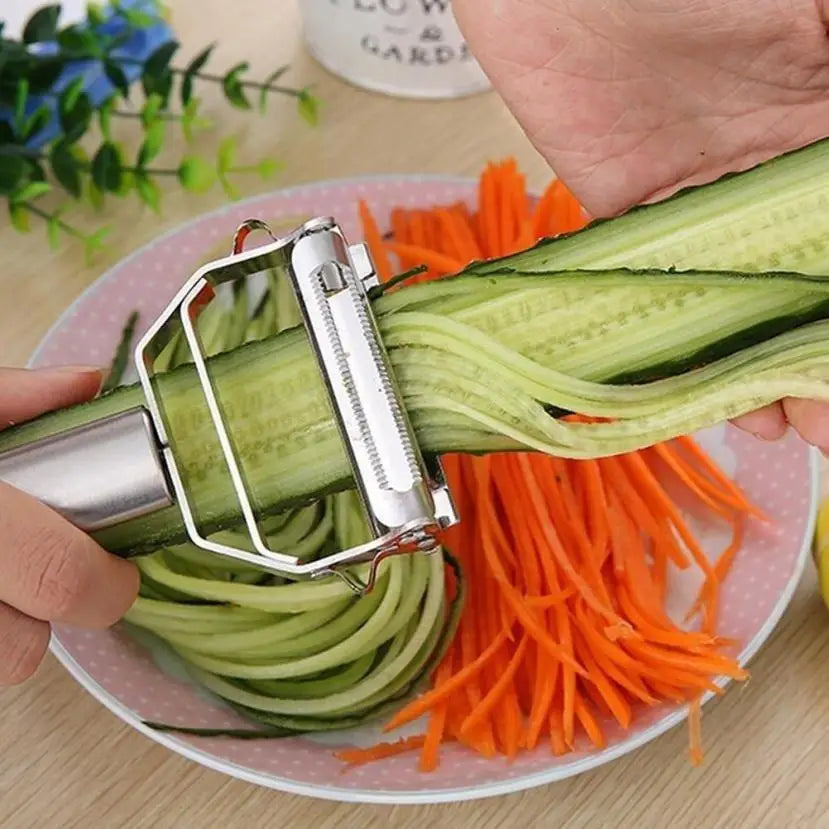 Stainless Steel Julienne Vegetable Peeler & Slicer