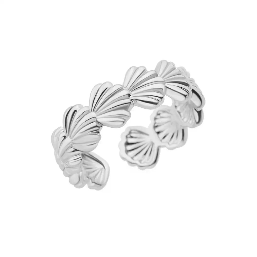 Gold Adjustable Statement Ring for Women – 316L Stainless Steel