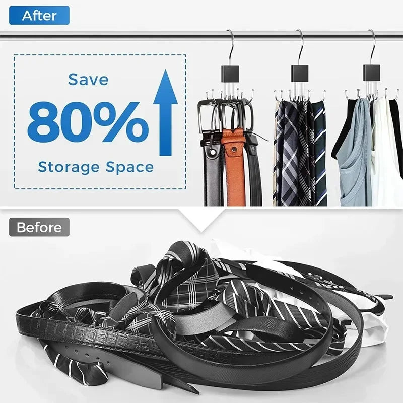 360° Rotating Multi-Purpose Closet Organizer Hanger