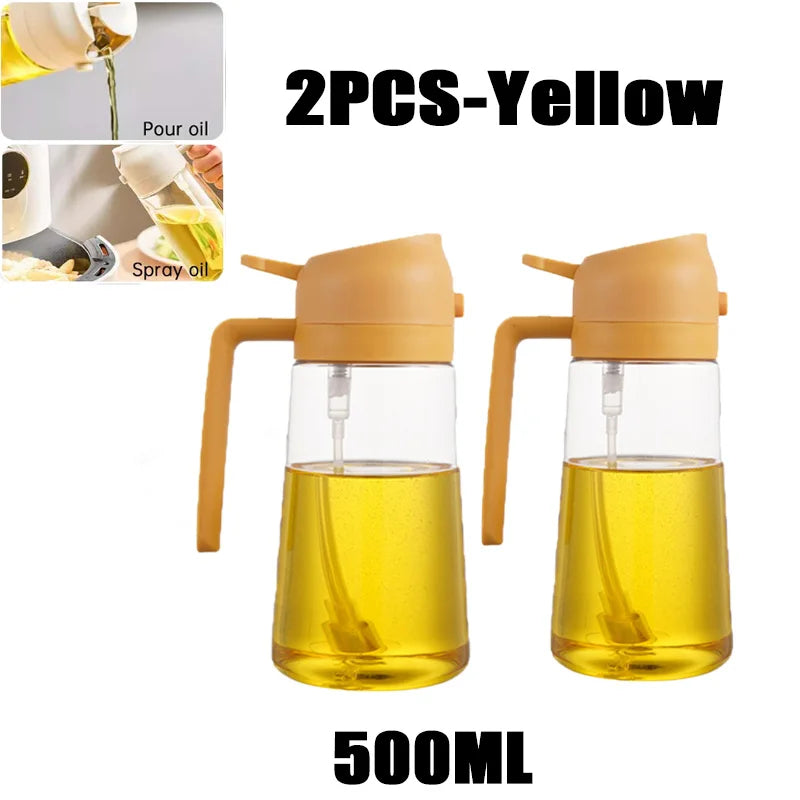 2-in-1 Oil Spray & Pour Bottle
