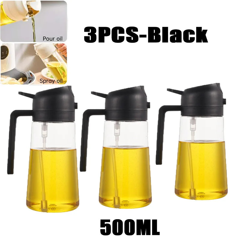 2-in-1 Oil Spray & Pour Bottle