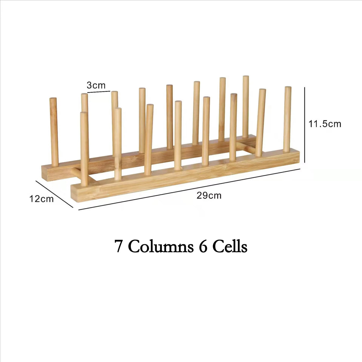 Bamboo Multi-Purpose Kitchen Organizer Rack