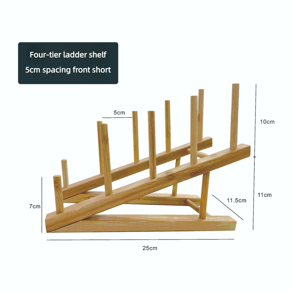 Bamboo Multi-Purpose Kitchen Organizer Rack