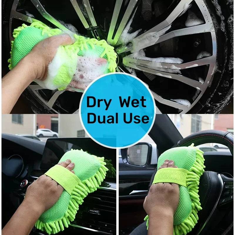 Premium Microfiber Car Wash & Detailing Sponge