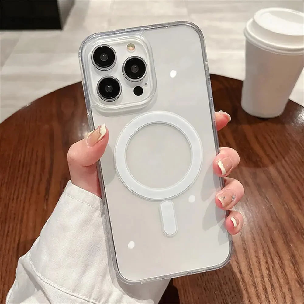 Clear Magnetic MagSafe-Compatible iPhone Case