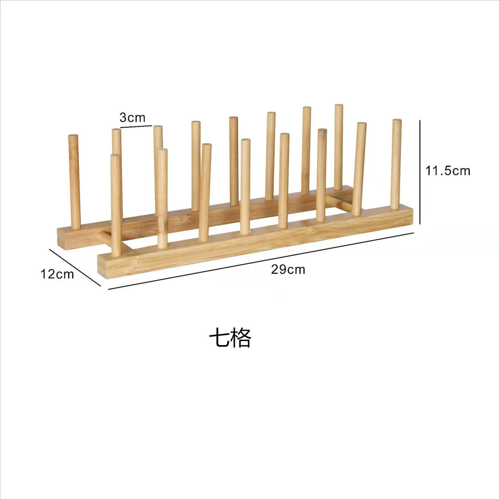 Bamboo Multi-Purpose Kitchen Organizer Rack